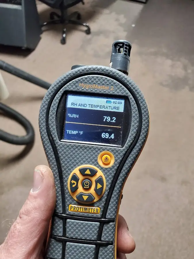 Moisture meter humidity assessment for Fire & Smoke Damage Restoration in Freeport